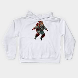 Space Santa Claus Kids Hoodie